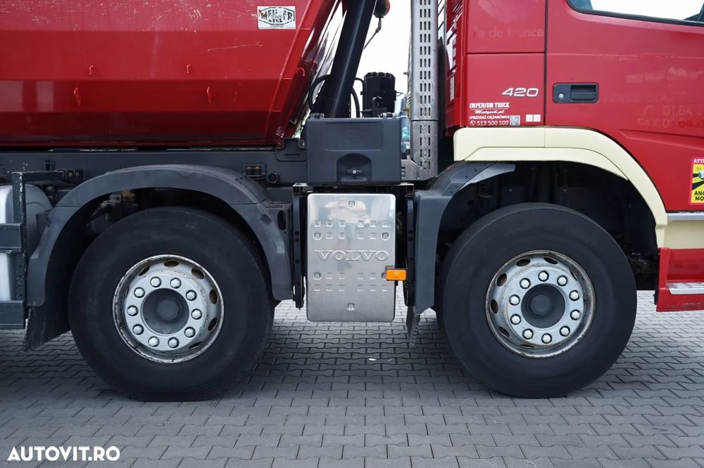 Volvo FMX 420 / 8x4 / BASCULATOR SPATE / CLAPETĂ HIDRAULICĂ / MANUALĂ / EURO 5 - 24