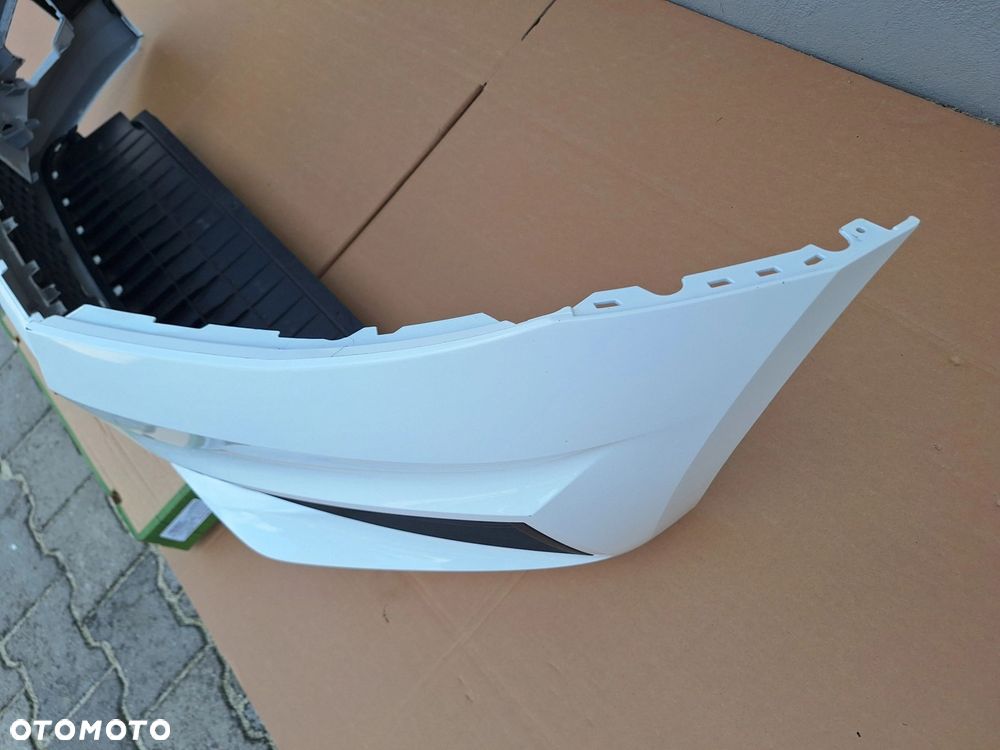 SKODA FABIA IV 21- 6VA KOLOR: LB9A CANDY WEISS ZDERZAK PRZÓD PRZEDNI+PŁYTA DOLNA+KRATKI 6VA807221 WYSYŁKA 24H - 6