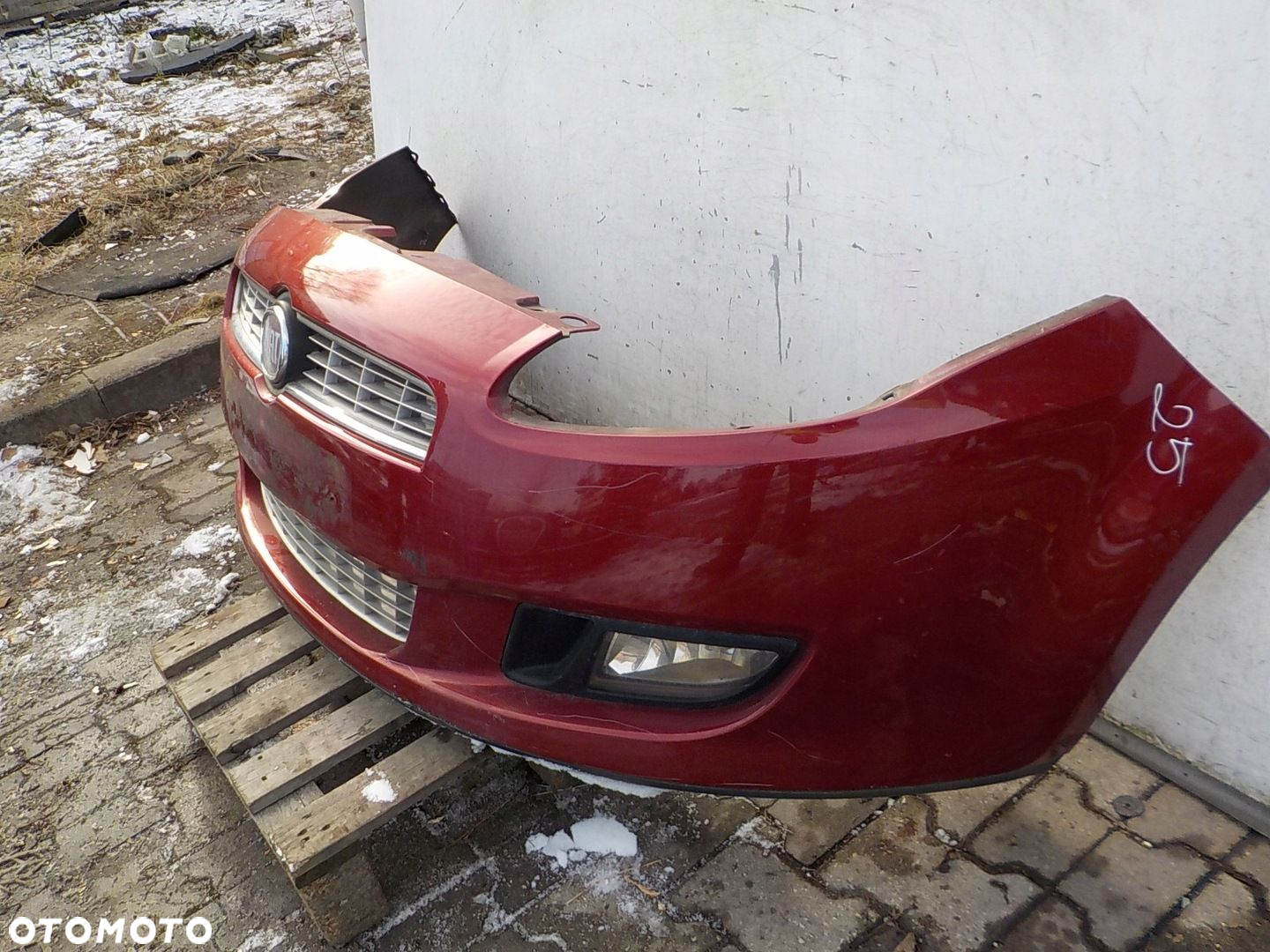 25 FIAT BRAVO II ZDERZAK PRZÓD PRZEDNI - 9