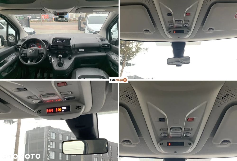 Toyota PROACE CITY BRYGADÓWKA L2H1, VAN 5 osobowy, Homologacja cięż. N1, Duża ład-772kg Koła-16 Skrzynia biegów 6stop. Ściana dział. składana 2x Boczne drzwi - 10