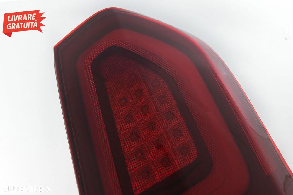 Stopuri LED Chrysler 300 LD Lancia Thema (2011-2014) Rosu cu Pornire Dinamica- livrare gratuita - 4
