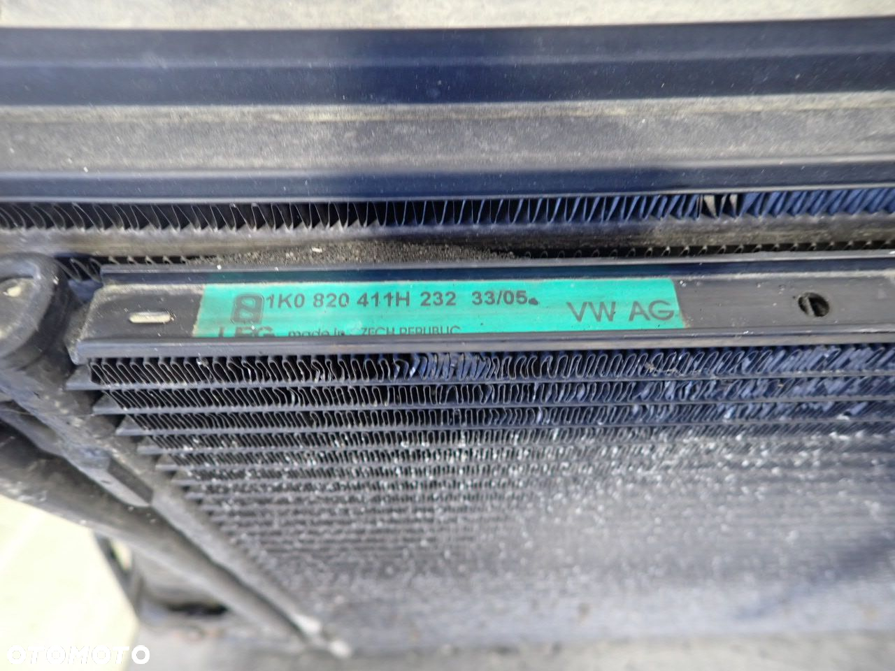ZESTAW CHŁODNIC VOLKSWAGEN GOLF V 1.9TDI  1K0820411H  1K0121253AA  1K0121207T - 5