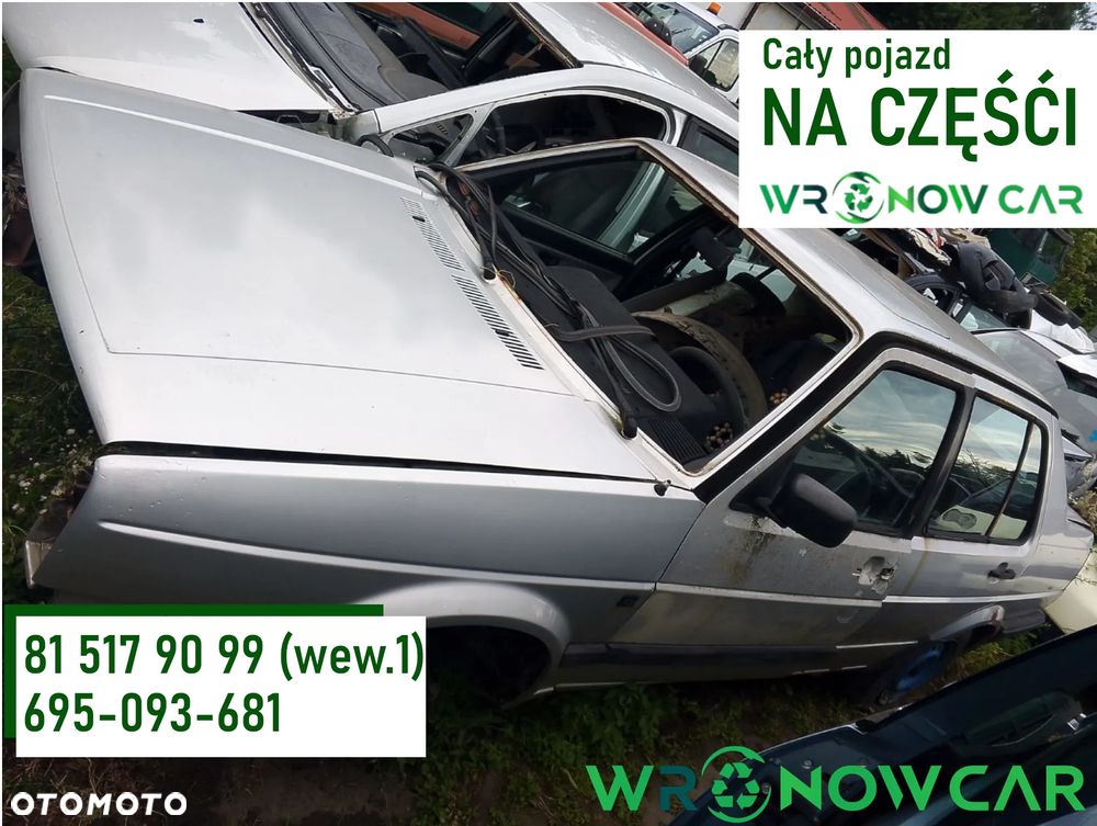 Volkswagen Jetta III (92-99r.) 1.6B 100KM. Silnik ABN Skrzynia D 8N. Cały na części GWARANCJA !!!  Przód Tył Zestaw Komplet Drzwi Klapa Zderzak Błotnik Maska Grill Atrapa Szyba Pas Lampa Lusterko Boczki Fotel Kanapa Kokpit Deska Rozdzielcza Przełącznik Włącznik Sterownik Przewody Wiązka Instalacja Moduł Komputer Czujnik Listwa Pompa Alternator Wtryski Głowica Rozrusznik Kompresor Sprzęgło Dwumas Silnik Skrzynia ABS Klimatyzacji Paliwa Wspomagania Kolektor Turbina Przepustnica Zawór Chłodnica Koło Hak Belka Sanki Zawieszenie Mcpherson Półoś Amortyzator Wydech Tłumik Zacisk Most - 1