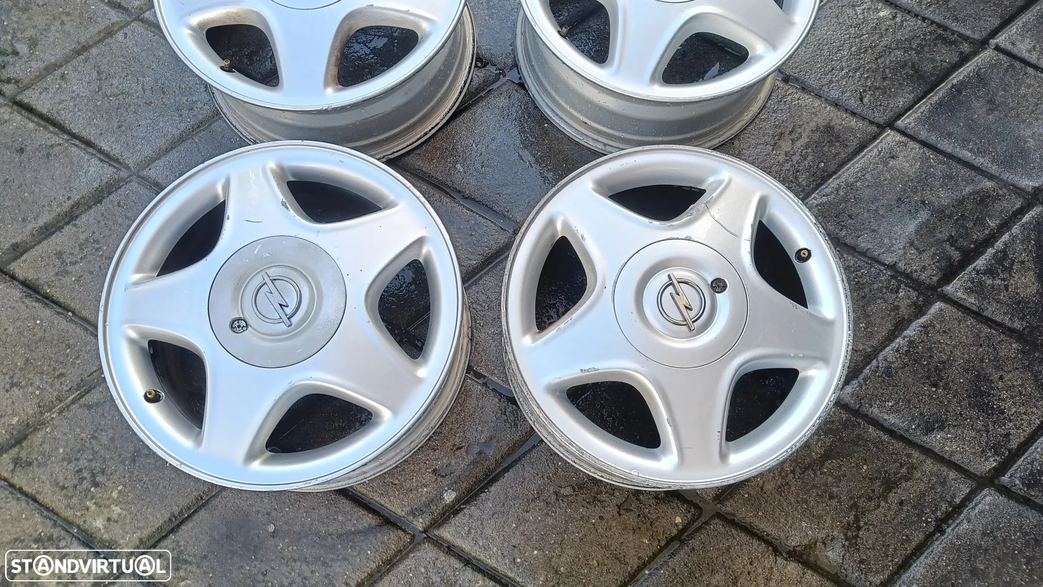 4 jantes 15 Opel furação 4x100 - 2