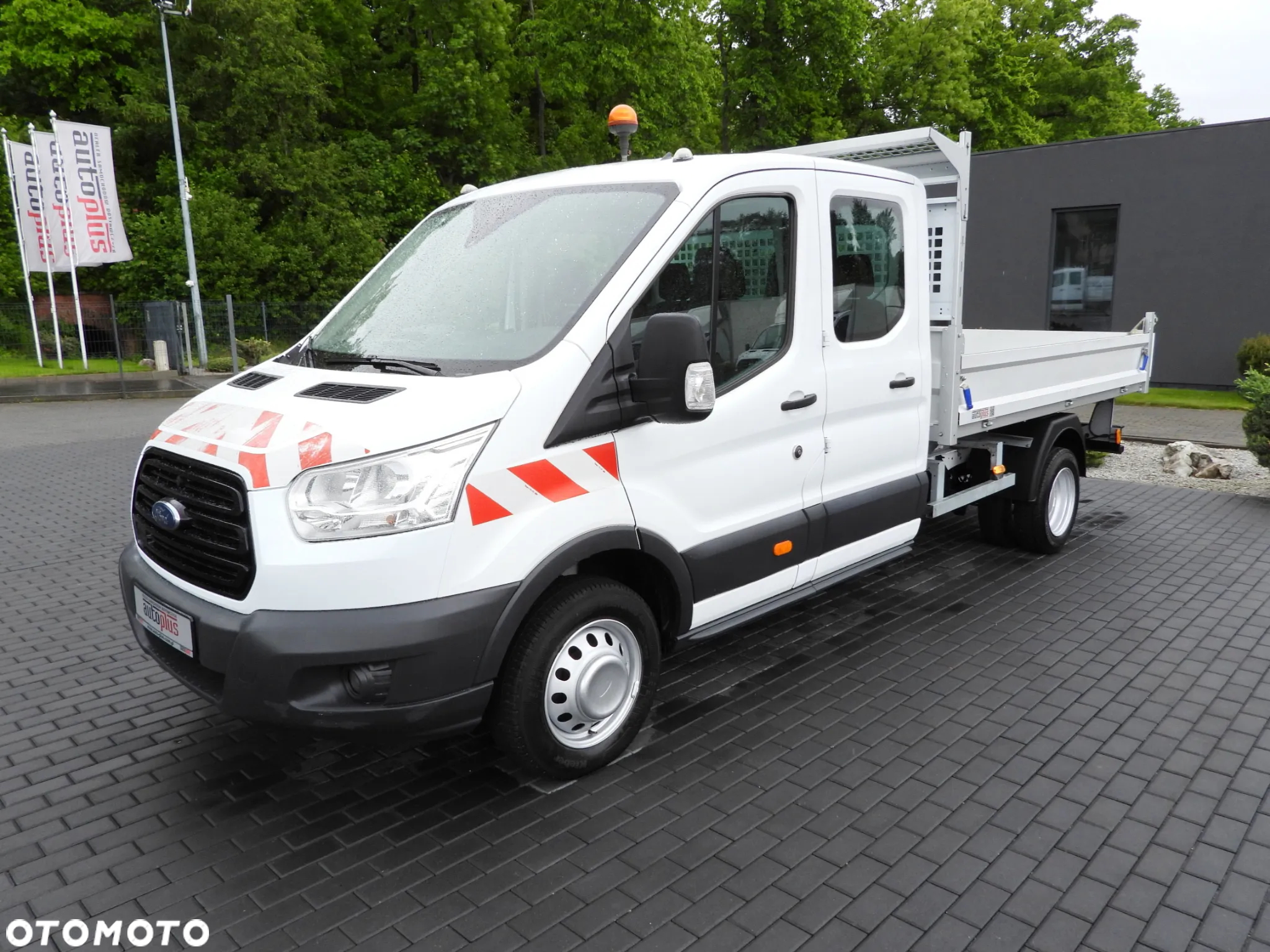 Ford TRANSIT WYWROTKA PODWÓJNA KABINA DOKA 6 MIEJSC TEMPOMAT KLIMATYZACJA BLIŹNIACZE KOŁA 170KM [ K56631 ] - 6