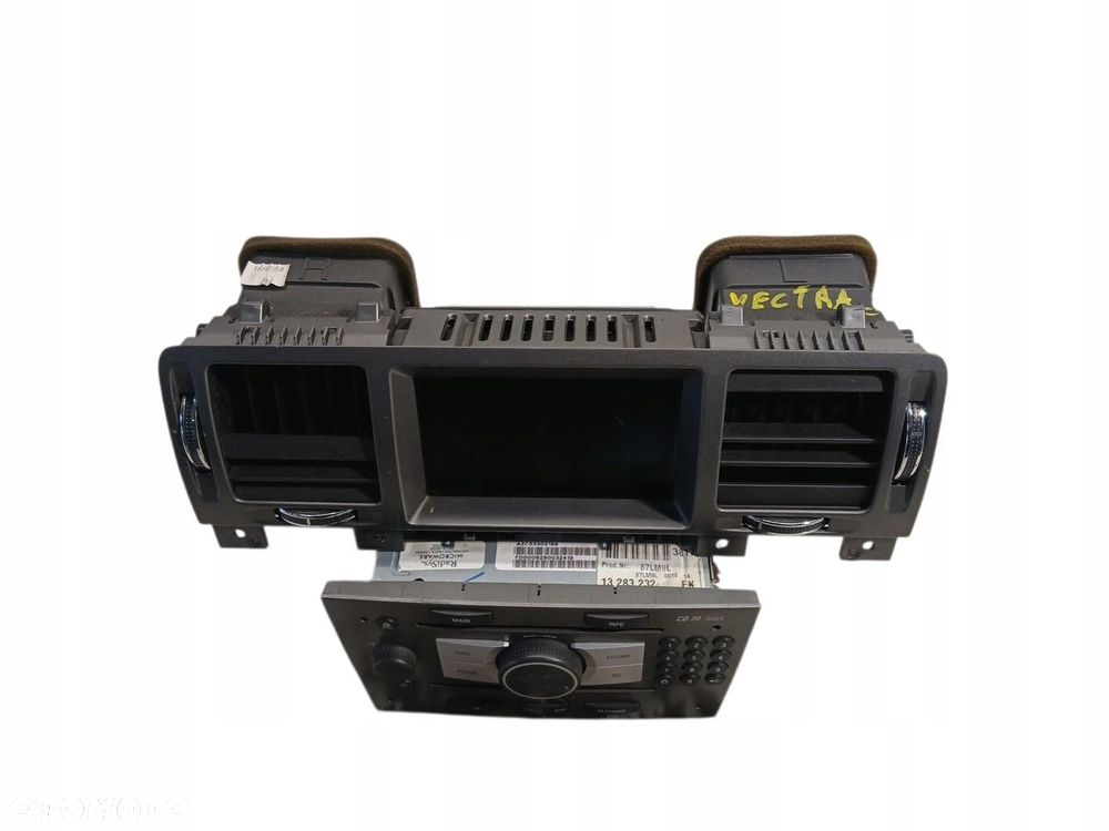 radio cd nawigacja wyświetlacz kratki opel vectra c 13283232 - 1