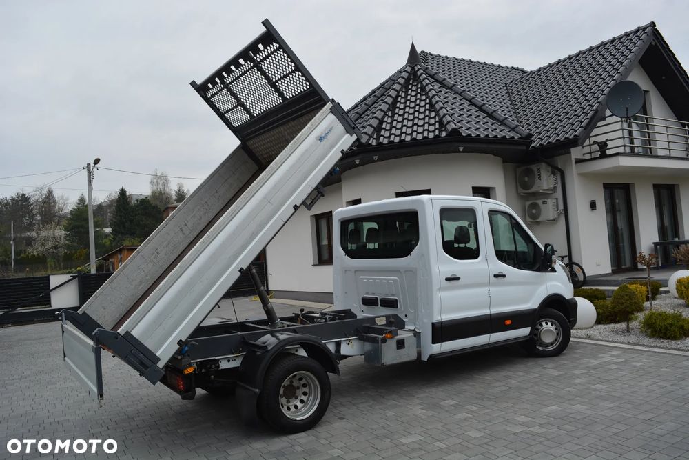 Ford TRANSIT_PIĘKNY 2020/21 Rok-EURO 6+KLIMA_SOLIDNA 3-STRONNA ORYGINALNA WYWROTKA Z WŁOCH_7-OSÓB BRYGADÓWKA DOKA - 13