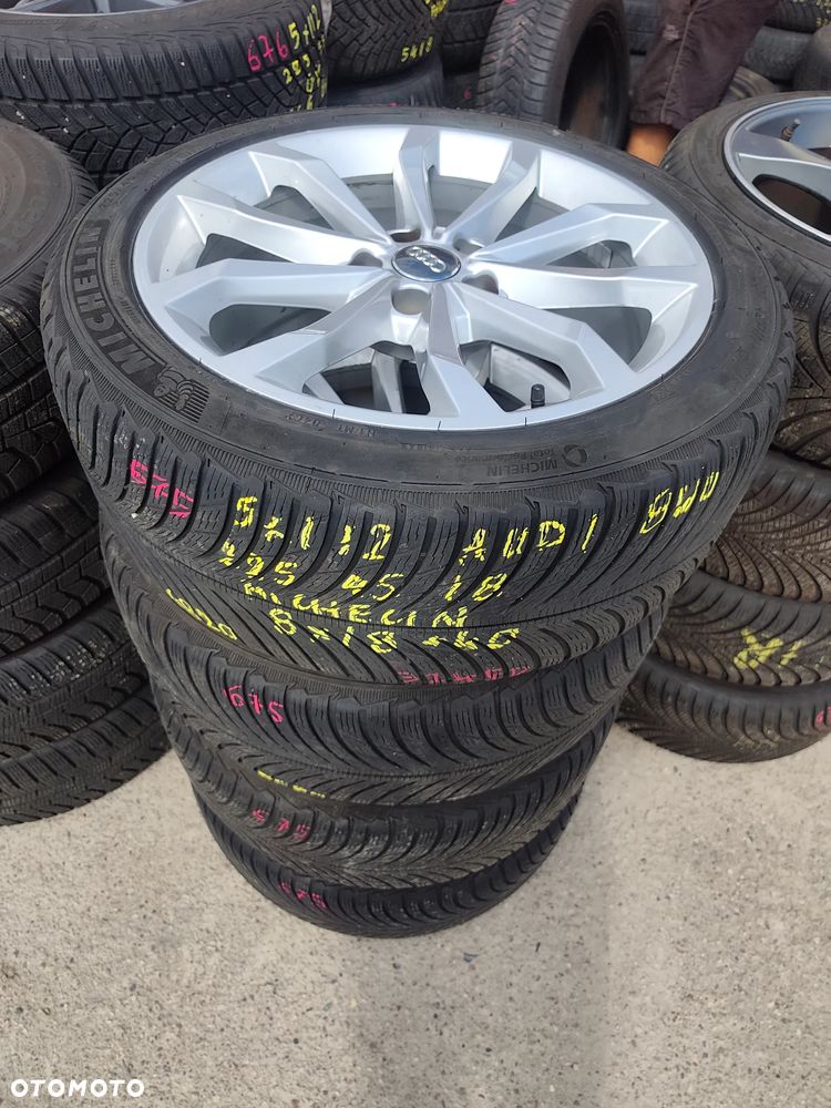 5x112 Alufelgi Felgi Aluminiowe Oryginalne Koła Zimowe Zima 18 SKODA SEAT VW AUDI Q2 A4 B5 B6 B7 B8 B9 8W0 A6 C5 C6 A3 8Y 5,5mm Legnica ALU-RAD 225/45 - 3