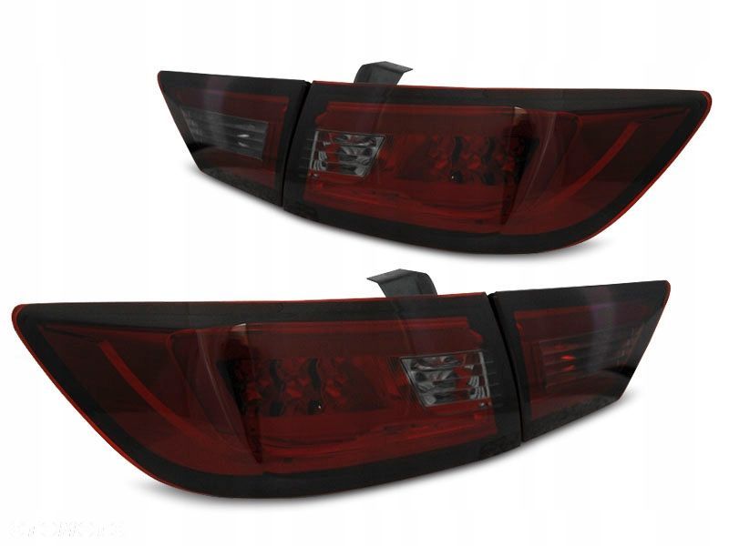 LAMPY DIODOWE RENAULT CLIO IV 13- RED SMOKE LED - 1