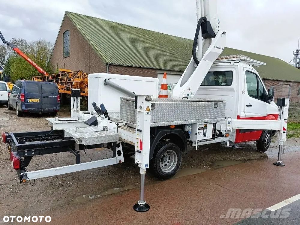 Mercedes-Benz Podnośnik Koszowy Zwyżka Izolowany Kosz!!!  Ruthmann TB220 22 metry 14 w Bok Udt jak Wumag Multitel Gsr - 9