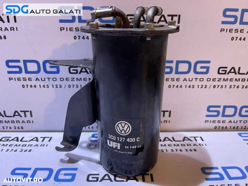 Corp Carcasa Suport Filtru Combustibil Motorina Seat Leon 1P 1.9 TDI BKC BLS BXE BXF 2006 - 2013 Cod 3C0127400C [S0171] - 1