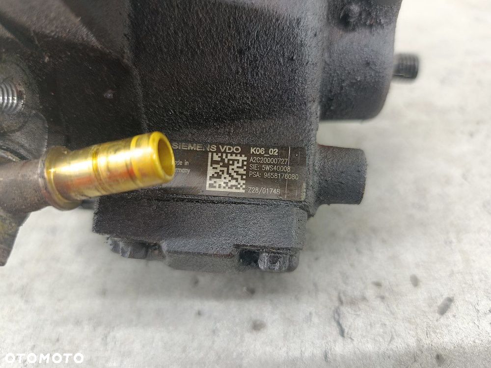 POMPA WTRYSKOWA CITROEN C1 9658176080  A2C20000727  5WS40008 1.4 HDI - 2