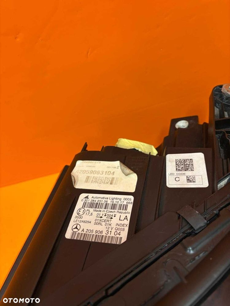 Lampa Lewa Reflektor Lewy Mercedes w205 Full Led ILS Idealna Europa 2 soczewki - 5