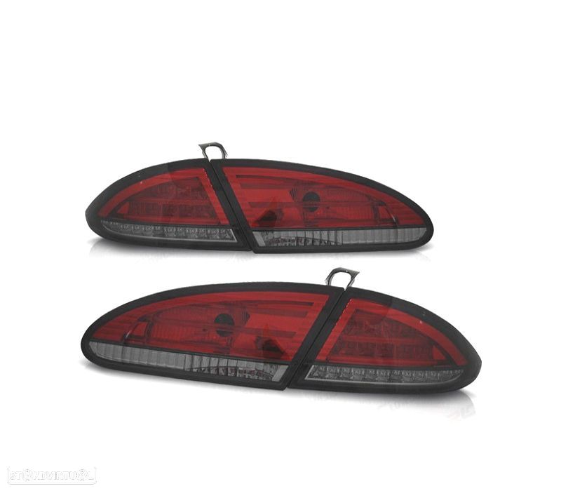 FAROLINS TRASEIROS LED SEAT LEON 1P 04-09 VERMELHO ESCURECIDO - 1