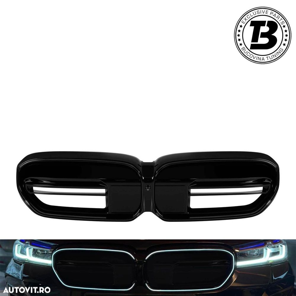Grila LED compatibila cu BMW Seria 5 G30 G31 M5 Design - 1