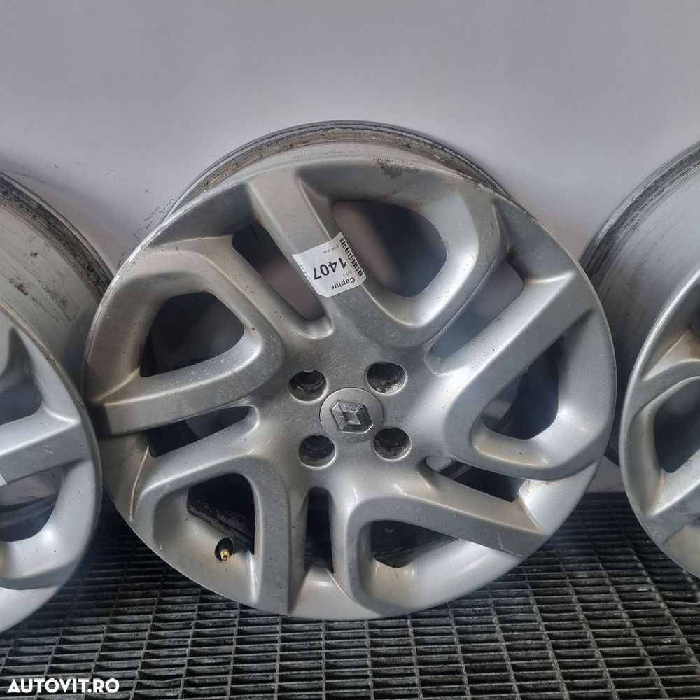 Jante aliaj Renault Captur 2013 - 2017 (1407) R17 4x100 fara et - 3