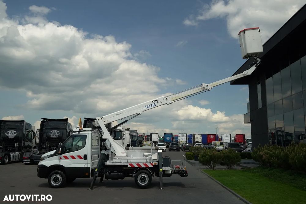 Iveco DAILY 35-140 / Platformă de lucru aeriană / FRANCE ELEVATEUR 141 TLE / 4 STABILIZATOARE / MANUALĂ / 2018 - 4