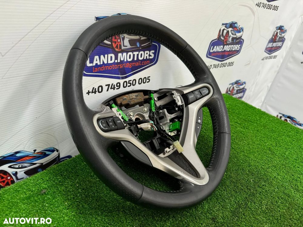 ✅ VOLAN PIELE CU COMENZI SI PADELE HONDA INSIGHT 2011 - 2