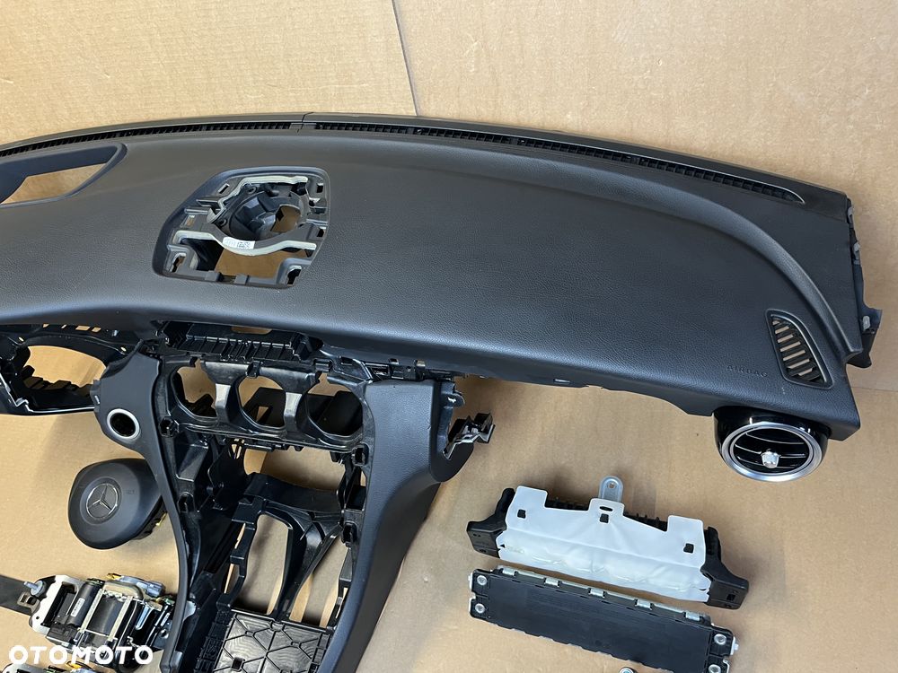 KONSOLA MERCEDES C KLASA W205 205 KOKPIT DESKA PASY AIRBAG KOMPLET HEDUP - 6