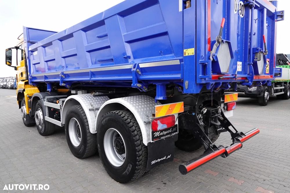MAN TGS 35.500 / 8x4 / BASCULANTE / HYDROBURTA / BORDMATIK / NAVI / 2019 - 14