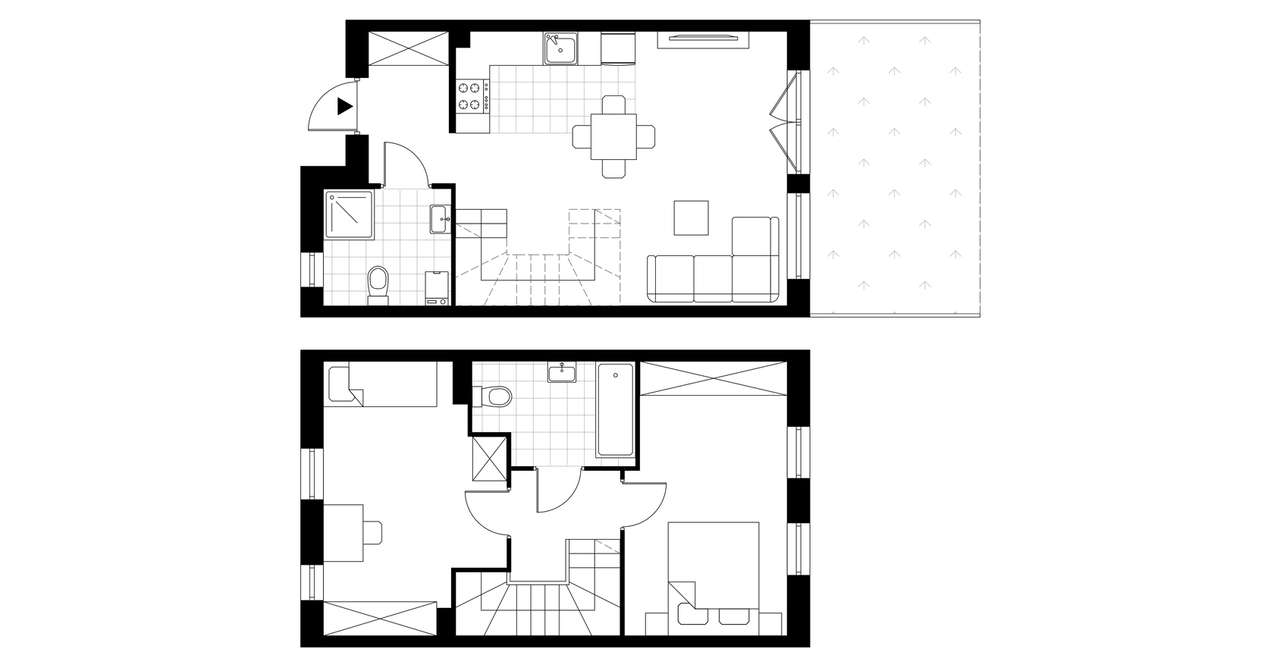 3-pokojowy dom 72m2 + ogródek Bezpośrednio - Pełny obrazek: 4/11