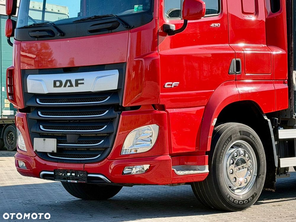 DAF CF 430 / FIRANKA / WINDA / E6 / 6x2 / AUTOMAT / NOWE TACHO / 3 OŚ PODNOSZONA / SKRĘTNA / 19 EUROPALET / SYPIALKA / 2018 ROK - 11
