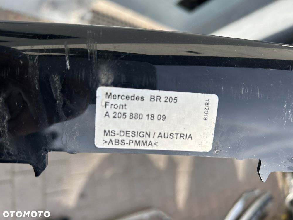 MERCEDES SPOILER ZDERZAKA C-KLASA 205 A2058801809 AMG NIGHT PACKAGE ORG - 3