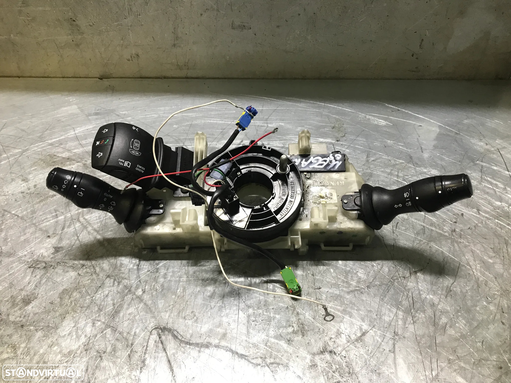CONJUNTO COMUTADOR MANETE PISCA LUZES LIMPA VIDROS RENAULT MEGANE III 255520014R - 2