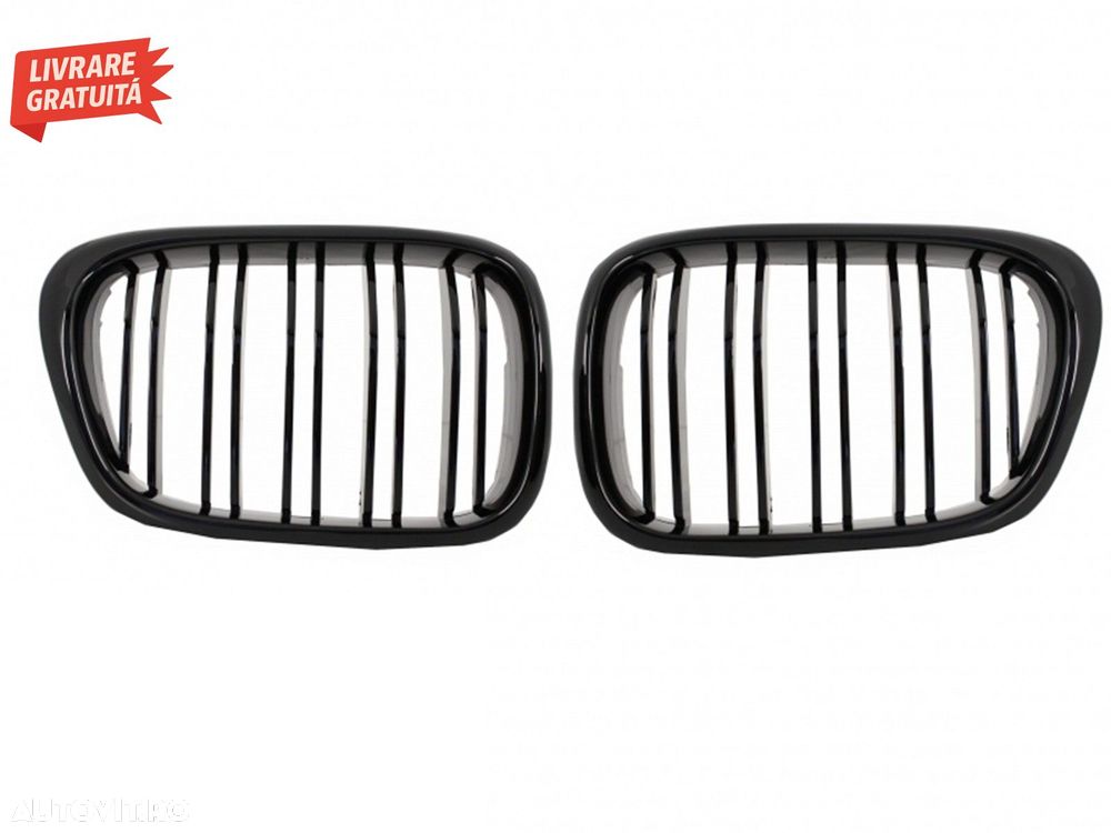 Bara Fata BMW E39 Seria 5 (1995-2003) cu Proiectoare Lumini de Ceata si Grile Cent- livrare gratuita - 7