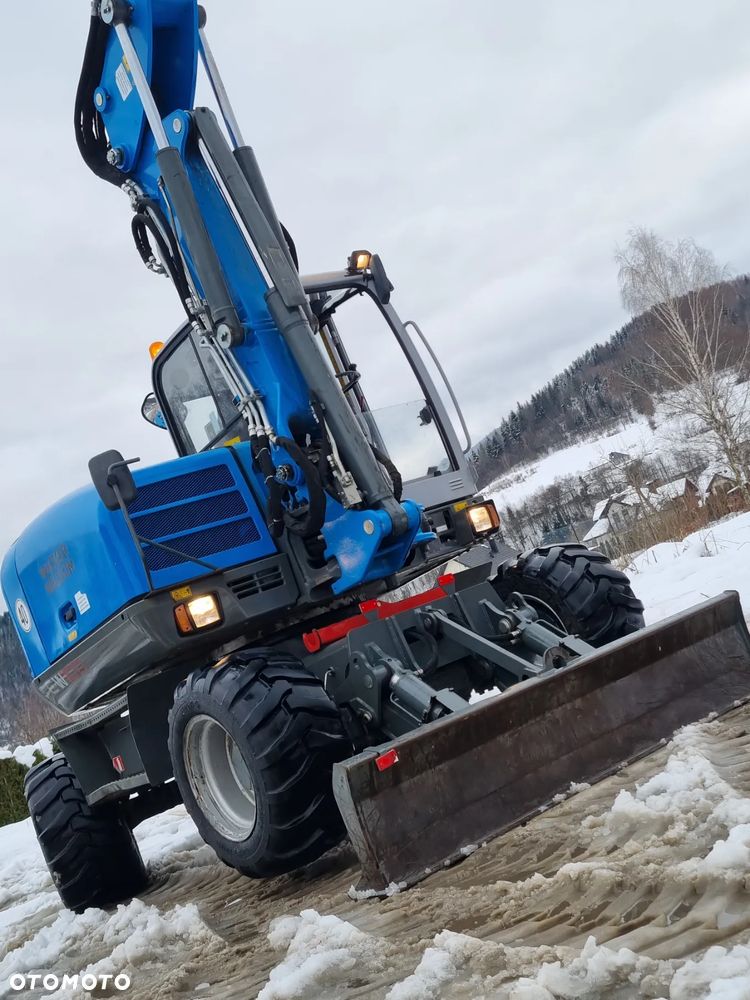 Wacker Neuson EW100 Koparka Kołowa 11 ton. 3x Ramię +ROTOTIL z regulacją szybkości+ Skosowanie Hydr+Pompa ON Łyżki. z Norwegii Jak Nowa z salonu! 2086mtg PERKINS silnik. STABILIZATORY Klima. DEKRA 2026r. Książka serwisowa. Szybkozłącze Hydr. Opcja podpięcia samego wiertła do gleby. - 8
