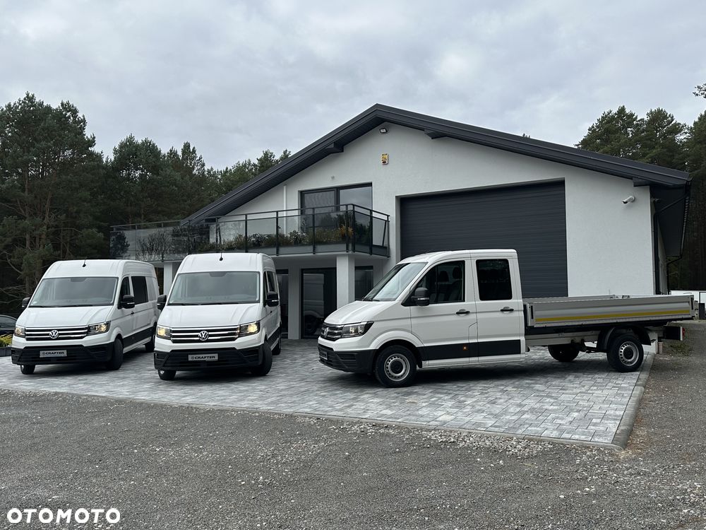 Volkswagen Crafter Brygada 6osób / L3H2 / Salon PL / Serwis Tylko w ASO VW / Pełna historia pojazdu / W oryginalym stanie / Fabryczna Zabudowa / FV23% - 29