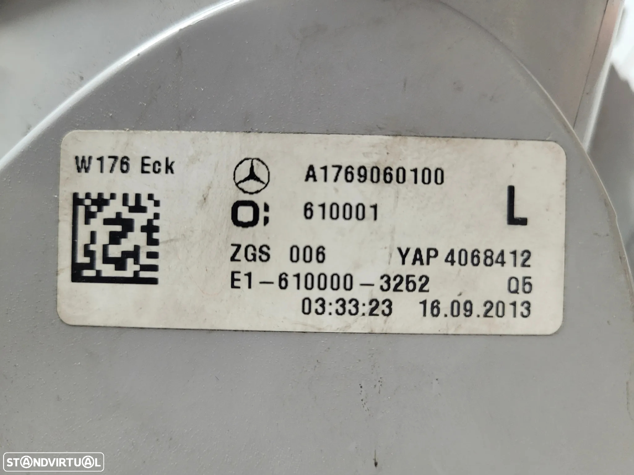 Farolim esquerdo MERCEDES A-Class [W176] A1769060100 (2012-2015) - 5