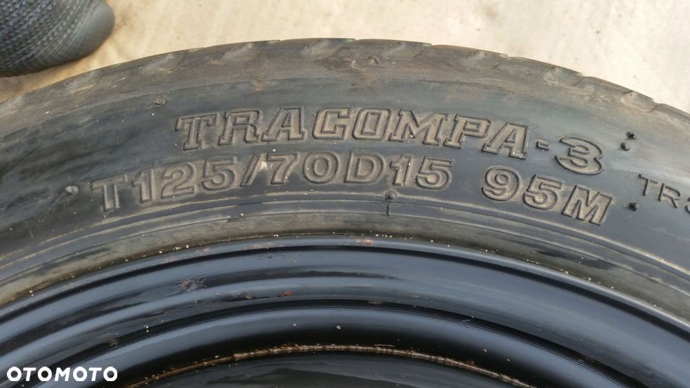 koło dojazdowe 2160643 t125/70d15 et 36 toyota yaris iii - 8