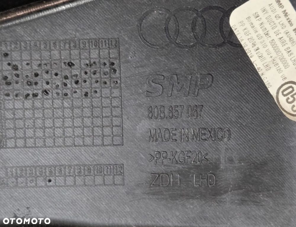 Deska rozdzielcza Audi Q5 SQ5 80B857001K - 9