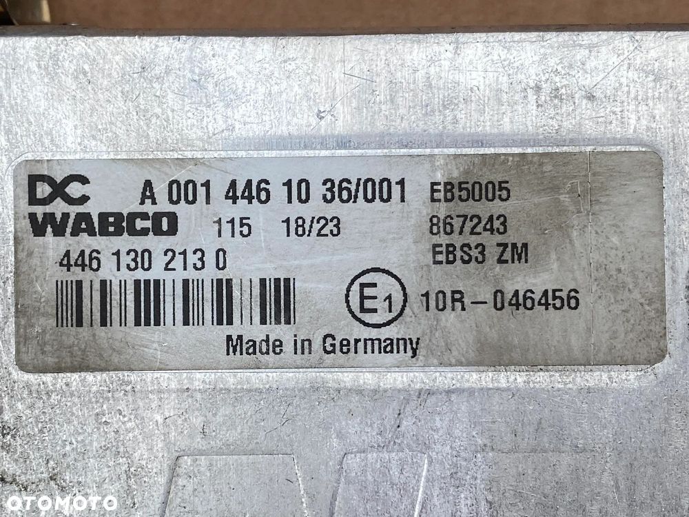 MERCEDES ACTROS MP4 - sterownik EBS A001 446 10 36/001 - 2