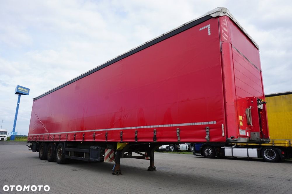 Schmitz Cargobull FIRANA OŚ PODNOSZONA ROZSUWANE SŁUPKI BDE * 2012 * - 1