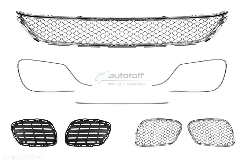 Bara fata compatibila cu Mercedes S-Class W222 (2017-2020) S63 AMG Design - 5
