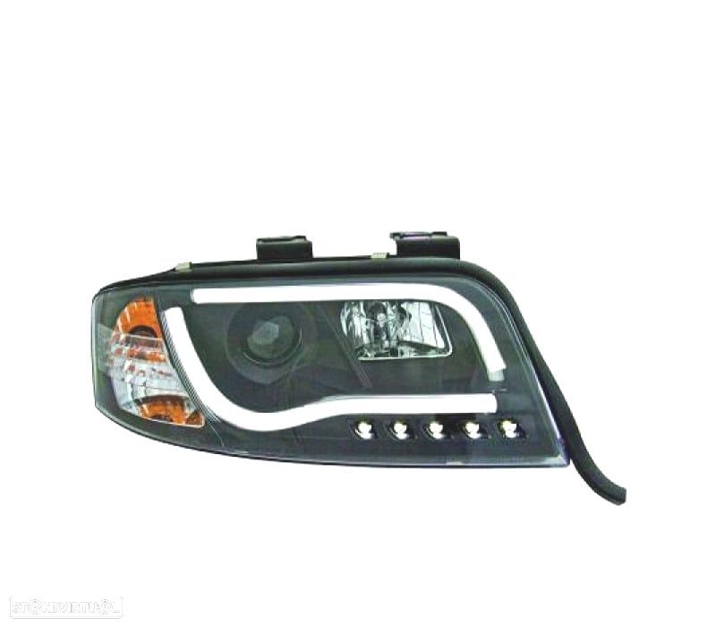 FARÓIS FRONTAIS TUBE LIGHT AUDI A6 01-04 - 1