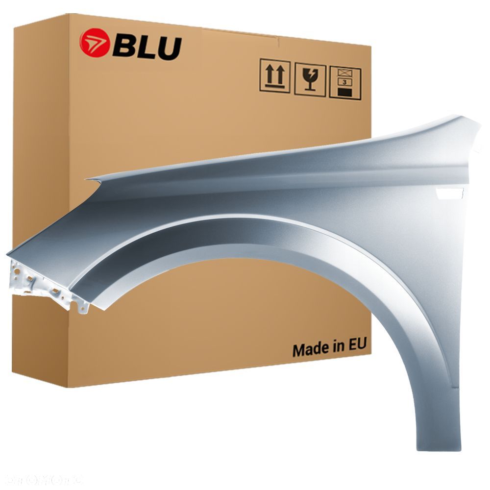 BLU Błotnik OPEL ASTRA H 3 III Z163 lewy srebrny 04-14 przód LichtSilber - 1