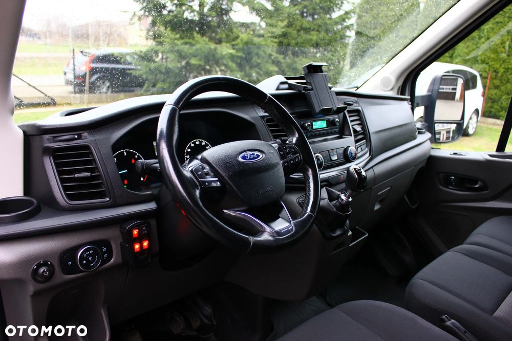 Ford TRANSIT BRYGADÓWKA 2.0 TDCI 130KM 7 OSÓB PAKA PLANDEKA OŚWIETLENIE ROBOCZE - 17