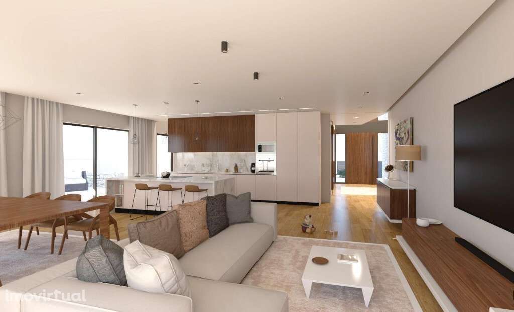 Terreno com projeto aprovado para uma M4 com piscina, Solum - Grande imagem: 4/9