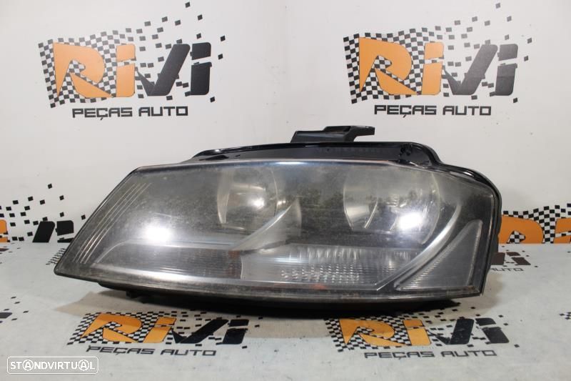 Ótica / Farol Esquerdo Audi A3 (8P1)  8P0941003ak / 1Lj009648 / 8P0 94 - 1
