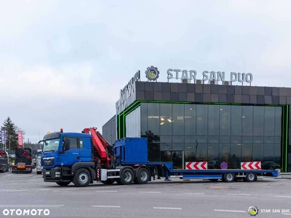 MAN TGS 26.400 6x4 HMF 3722 Fly Jib HDS Żuraw Crane Zestaw - 7