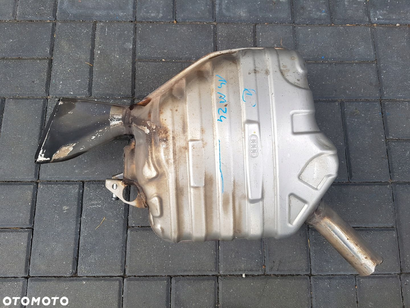 AUDI A6 C7 Lift prawy tłumik końcowy wydech 4G0253612AA - 2