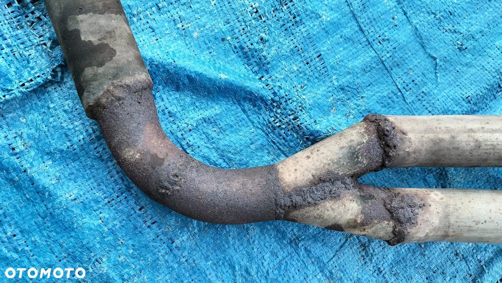 KATALIZATOR PUSTY PUSZKA RURA WYDECHOWA DWURURKA WYDECH KT1130 A2104901536 MERCEDES W211 3.2 CDI R6 OM648 - 3