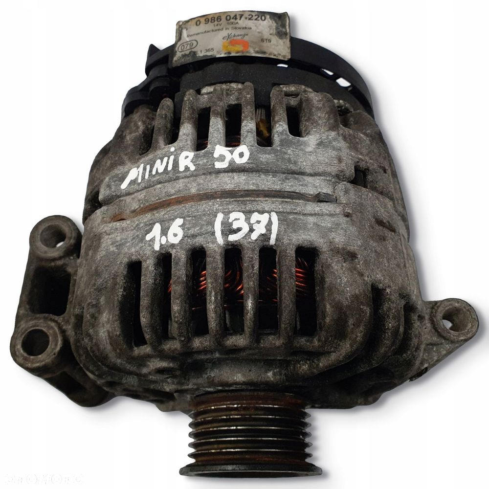 ALTERNATOR Mini One R50 R53 1.6 16V bosch 0986047220 100A - 2