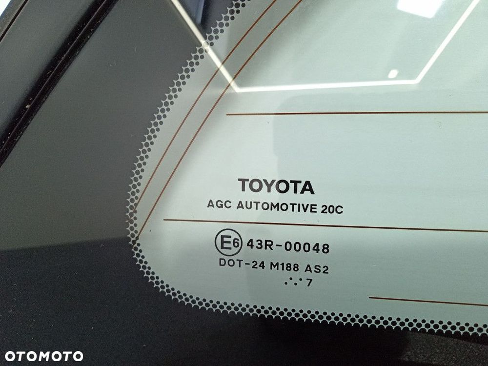 AVENSIS T27 T29 KOMBI SZYBA KAROSERYJNA TYŁ PRAWA - 3