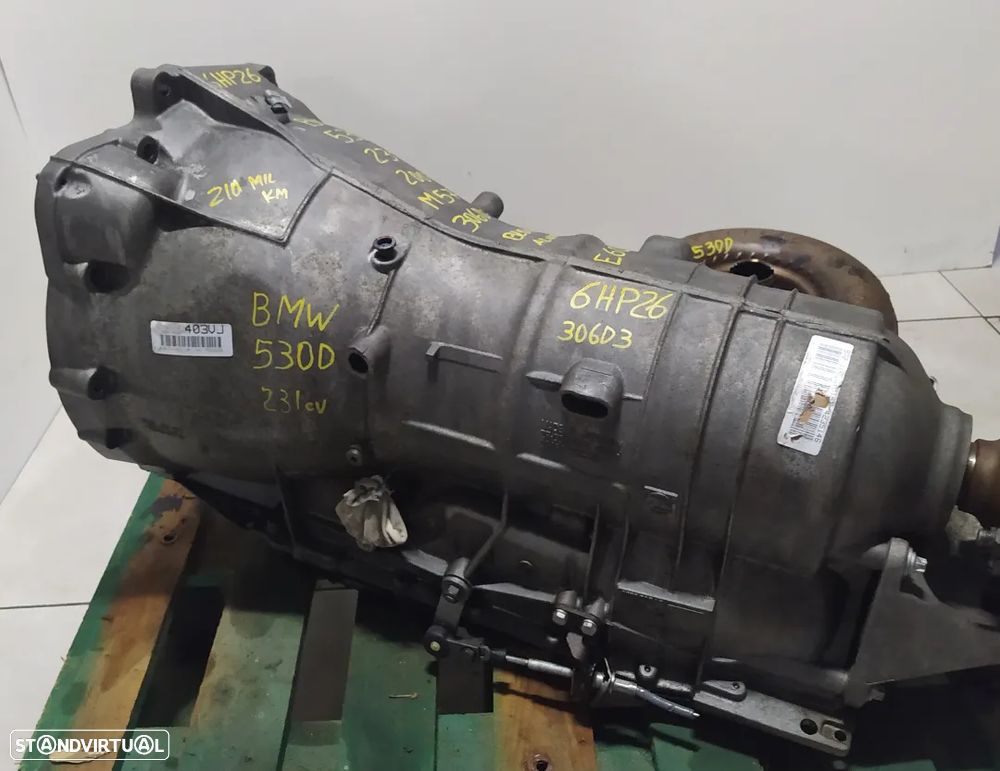caixa automatica Bmw 530D ZF 6HP26 403VJ M57 306D3 231cv  bloco aluminio - 5