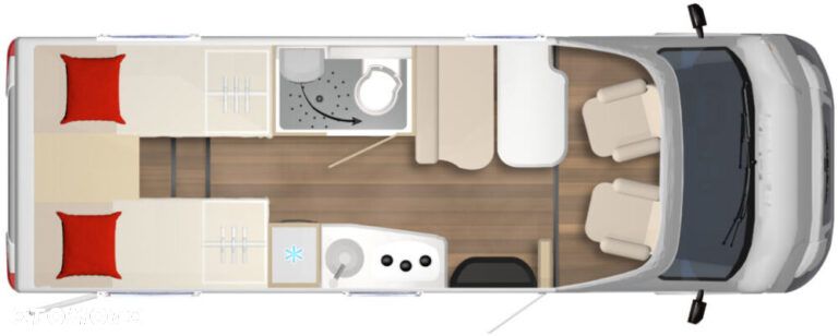 Burstner DELFIN HARMONY LINE IT 690 G | MAX DOPOSAŻONY | wersja HARMONY LINE | klimatyzacja stacjonarna, markiza, bagażnik rowerowy, kamera, wersja zimowa - 17