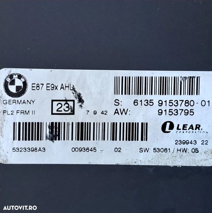 Calculator modul AHL FRM II 2 E87 E90 E91 - 4